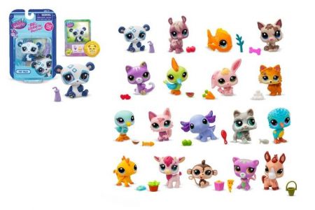 Figurka Littlest Pet Shop plast mix druhů na kartě 10x15,5cm