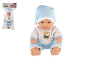Panenka miminko plast 30cm pevné tělo v sáčku