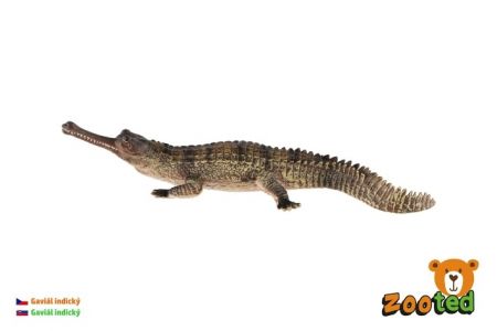 Gaviál indický zooted plast 21cm