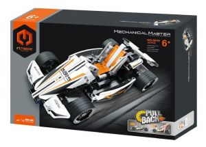 Stavebnice iM.MASTER formule plast 187 dílků na zpětné natažení v krabici 29x20x6cm