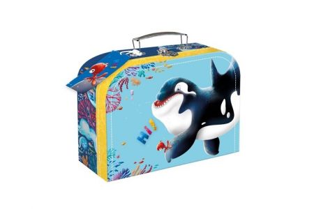 Kufřík/Kufr školní papírový Hi! 25x18x9cm ve fólii