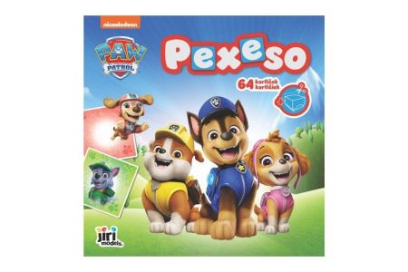 Pexeso v sešitu 64ks Tlapková patrola/Paw Patrol 21,5x21,5cm