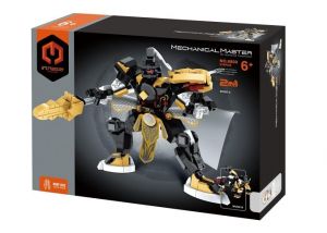 Stavebnice iM.MASTER mechanický bojový robot plast 370 dílků v krabici 31x23x6,5cm