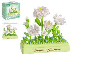 Stavebnice mini KOCO Jasmín plast 285ks v krabičce 11x12x5cm