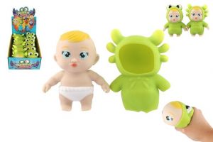 Hračka antistresová mačkací silikon 14cm v sáčku