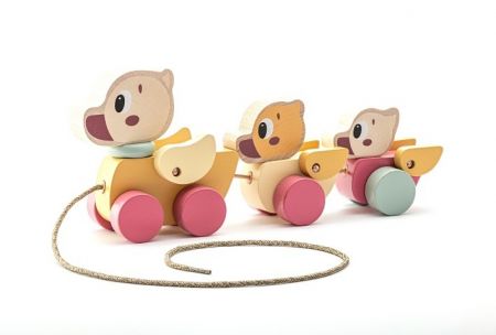 CUBIKA Pastel 15979 Tahací kačenky dřevěné