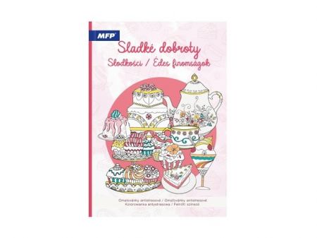 Omalovánky antistresové Sladké dobroty 210x290mm/32s