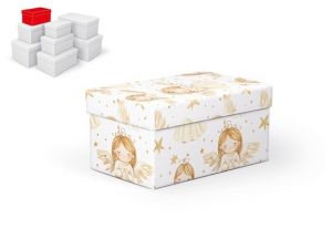 Krabice dárková vánoční B-V011-B 18x11x9cm