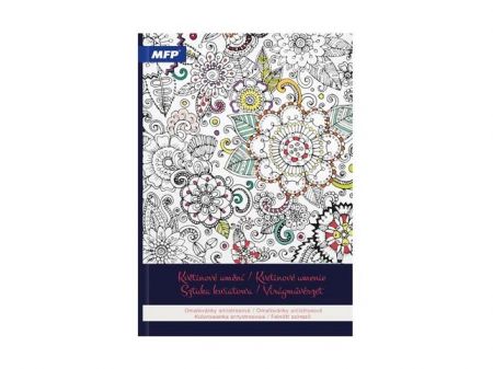 Omalovánky antistresové Květinové umění 210x290mm/32s