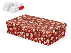 Krabice dárková vánoční A-V012-G 36x22x9cm