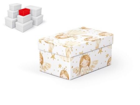 Krabice dárková vánoční B-V011-A 16x10x8cm