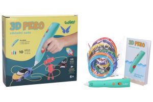 3D pero WIKY základní sada 10 náplní 10 šablon - český obal