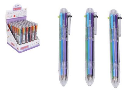 Propiska vícebarevná (6 barev) průhledná