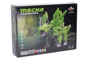 Stavebnice RC dino robot Mecha Triceratops set 23,7 cm