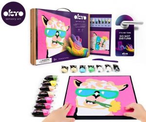 OKTO Malování hmotou podle čísel "Lama" 29x29 cm