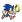 Jixelz REMIX Sonic puzzle plastové pixel art Sonic &amp; Ring
