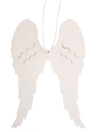 Křídla dřevěná 8 x 12 x 0,3 cm