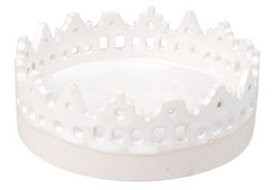 Dekorace z keramiky 10,5 x 4 x 10,5 cm