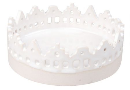 Dekorace z keramiky 10,5 x 4 x 10,5 cm