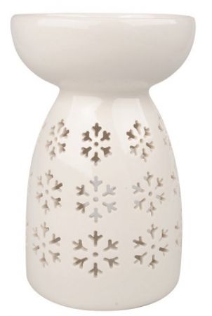 Aromalampa vločky porcelánová 9 x 14 x 9 cm