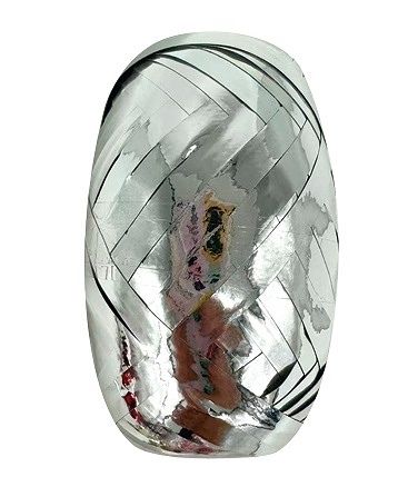 Stuha dárková stříbrná lesklá 0,5 cm x 30 m
