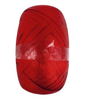 Stuha dárková s červeným glitrem 0,5 cm x 30 m