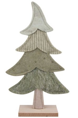 Strom z filcu na postavení 14 x 26 x 5 cm