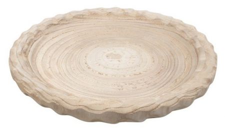 Dekorační mísa dřevěná o 30 x 5 cm