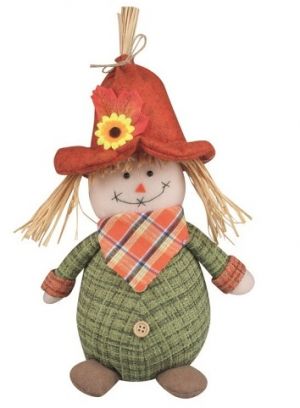 Strašák děvče 18 x 38 x 14 cm na postavení