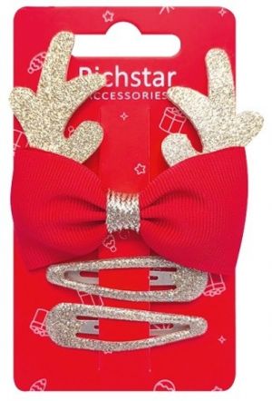 Vánoční set sponek do vlasů 3 ks