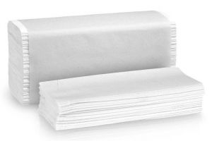 Papírové ručníky, sněhově bílá, 2-vrstvé, skládané ZZ, 150 útržků, 96312
