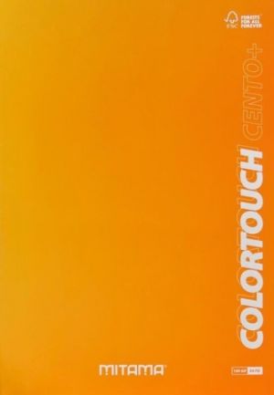Sešit "Color Touch", A4+, linkovaný, 52+2 listů, oranžová, MITAMA 62172-90122