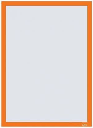 Rám na plakáty, oranžová, A3, nástěnný, plastový rám, 2 ks/balení, NOBO 1915698