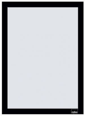 Rám na plakáty, černá, A4, nástěnný, plastový rám, 2 ks/balení, NOBO 1915697