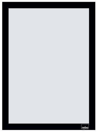 Rám na plakáty, černá, A4, nástěnný, plastový rám, 2 ks/balení, NOBO 1915697