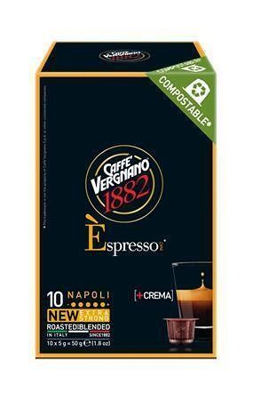Kávové kapsle "Espresso Napoli", kompatibilní s Nespresso, 10 ks, CAFFÉ VERGNANO 2295802