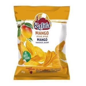 Sušené mango, plátky, 70 g, KALIFA 5997956704616