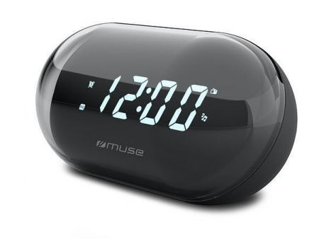 Radiobudík "M-15GL", černá, s digitálními hodinami, MUSE M-15 GL
