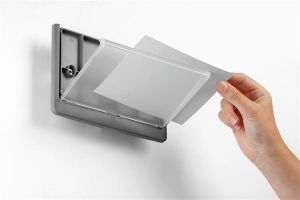 Informační tabulka "CLICK SIGN", bílá, 149 x 52,5 mm, DURABLE 486002