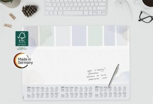 Stolní podložka &quot;Pastel&quot;, 595 x 410 mm, 3 roční a týdenní kalendář, SIGEL H6312