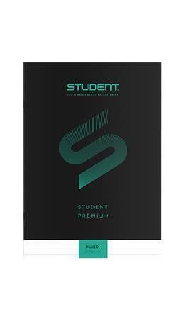 Sešit "Student Premium", "81-32", černá, A4, linkovaný, 32 listů, ICO 7500107005