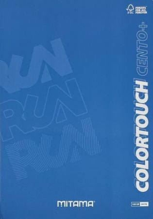 Sešit "Color Touch", A4+, linkovaný s okraji, 52+2 listů, modrá, MITAMA 62176-90148