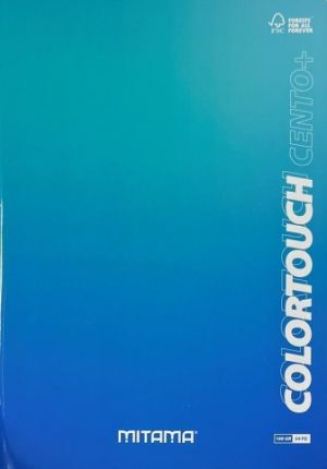 Sešit "Color Touch", A4+, linkovaný s okraji, 52+2 listů, modrá-zelená, MITAMA 62176-90151