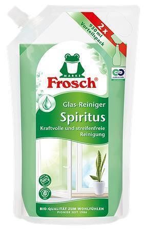 Čistič na skla a okna, s lihem, náplň, 950 ml, FROSCH FR-5395