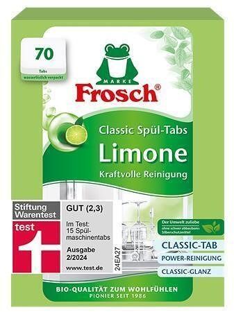 Tablety do myčky, limetka, 70 ks, FROSCH FR-5869-6