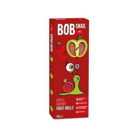 Ovocné rolky, jablko-třešeň, 30 g, BOB SNAIL BS-2028