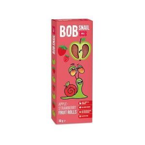 Ovocné rolky, jablko-jahoda, 30 g, BOB SNAIL BS-2031