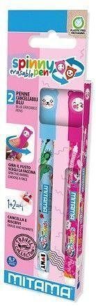 Roller "Spinny Pen", 0,7/0,35mm, vymazatelný, 2ks, Paris/New York, MITAMA 63829-90163