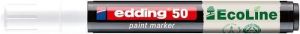 Lakový popisovač "50 EcoLine", bílá, 2-3 mm, EDDING 4-50-049