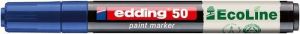 Lakový popisovač &quot;50 EcoLine&quot;, modrá, 2-3 mm, EDDING 4-50-003
